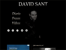 Tablet Screenshot of davidsant.com